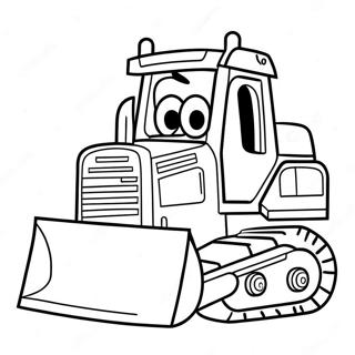 Roztomily Kresleny Buldozer Omalovanka 53034 11599