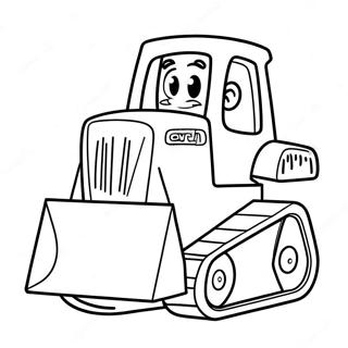 Roztomily Kresleny Buldozer Omalovanka 53034 11600