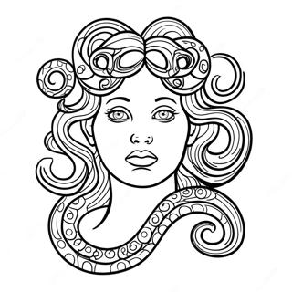 Meduza V Dramaticke Poze Omalovanka 53834 11782