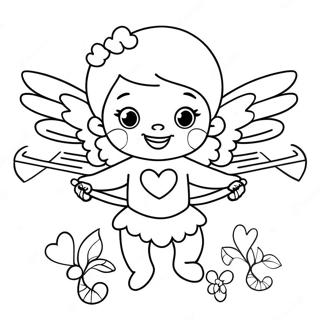 Ca Cupid Srdcovymi Sipy Omalovanka 53925 11804