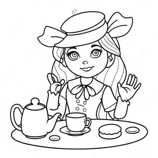 Madeline Hatter Na Cajovem Dychanku Omalovanka 53926 11805