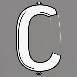 Kreslene Pismeno C Omalovanka 56469-12358