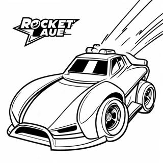 Omalovanka Zavodnich Aut Rocket League 57105-12491