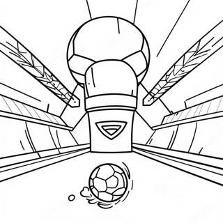 Omalovanka Fotbaloveho Hriste Rocket League 57106-12494