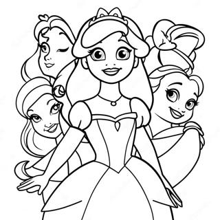 Barevne Princezny Z Disney Omalovanka 57937-12671