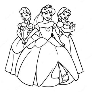 Barevne Princezny Z Disney Omalovanka 57937-12672