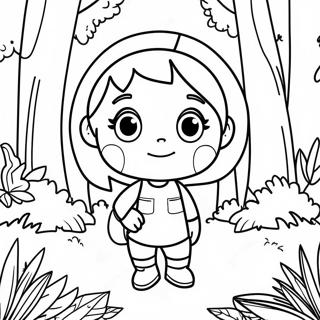 Abby Hatcher V Barevnem Lese Omalovanka 58117-12717