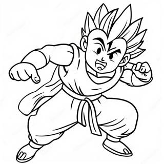 Gohan Trenujici S Piccolem Omalovanka 5901 2091