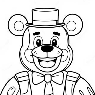 Freddy Fazbear Se Usmiva Omalovanka 59406-13012