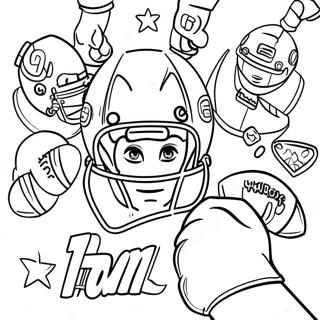 Tymovy Duch Fotbal Omalovanka 59495-13042