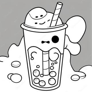 Omalovanka Bublinkoveho Caje V Obrovske Sklenici 6090 827