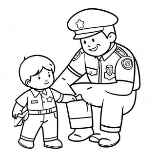 Policista Pomaha Diteti Omalovanka 61046 13401