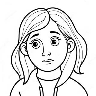 Smutna Postava Smutek Omalovanka 61233 13455