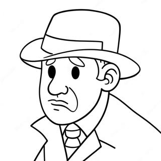 Smutna Postava Smutek Omalovanka 61233 13456