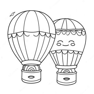 Roztomily Horkovzdusny Balon S Usmivajici Se Tvari Omalovanka 61783-13591