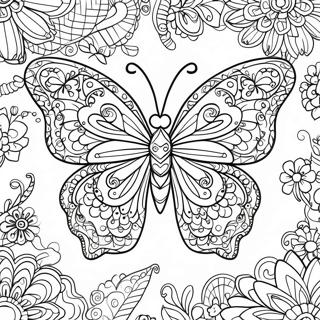 Slozita Zentangle Motyli Omalovanka 61956-13647