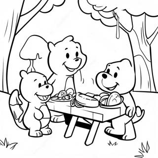 Barney A Pratele Na Pikniku Omalovanka 62983-13920