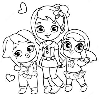 Polly Pocket S Prateli Na Strance K Vybarveni 63609-14093