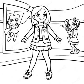 Modni Prehlidka Polly Pocket Na Strance K Vybarveni 63610-14099