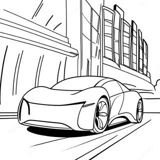 Omalovanka Elegantniho Elektrickeho Auta 64353-12961