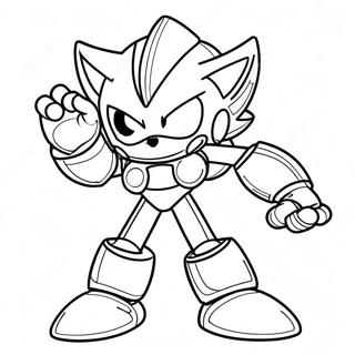 Metal Sonic Omalovánky