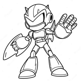 Metal Sonic V Akci Omalovanka 64703-13826