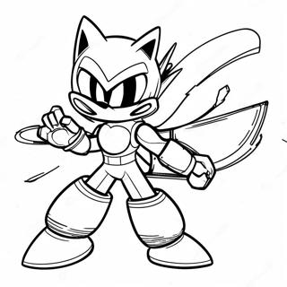 Metal Sonic V Akci Omalovanka 64703-13827