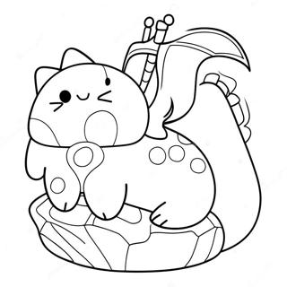 Hravy Pusheen Na Drakovi Omalovanka 6475-2311