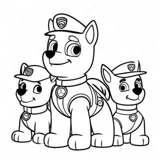 Vánoční Paw Patrol Omalovánky