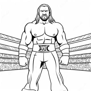 Podrobna Omalovanka Triple H V Ringu 67531-14784