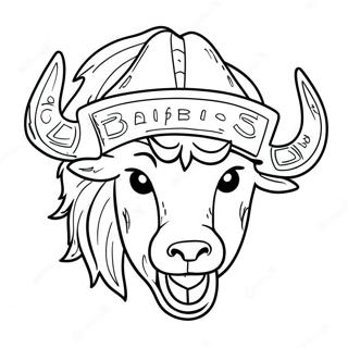 Omalovanka S Maskotem Buffalo Bills 69574-15230