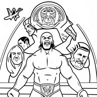 Omalovanka Zapasu O Titul Wwe 70855-15510