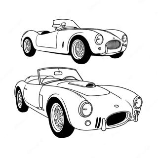 Omalovanka Se Starym Sportovnim Autem 71484-15649