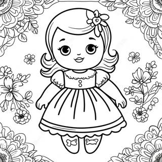 Omalovanka S Vintage Panenkou V Satech 72263-16056