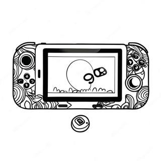 Barevne Nintendo Switch S Joy Con Ovladaci Omalovanka 72414-16170