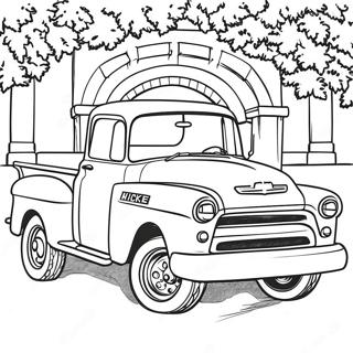 Vintage Omalovanka S Chevroletem 72492 16233