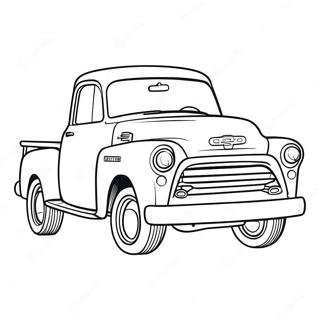 Vintage Omalovanka S Chevroletem 72492 16236