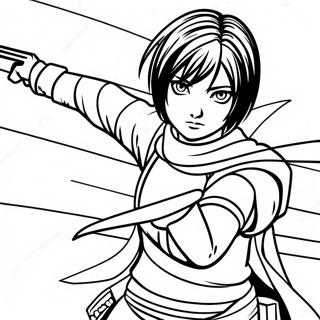 Omalovanka Mikasa Ackerman V Bitve 72596-16314