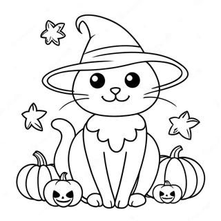 Omalovanka Carodejnice S Kockou Sedici Na Dyni 72648-16357