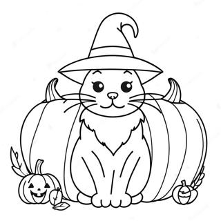 Omalovanka Carodejnice S Kockou Sedici Na Dyni 72648-16358