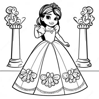 Elena Z Avalor V Kralovskem Satu Omalovanka 72828-16489