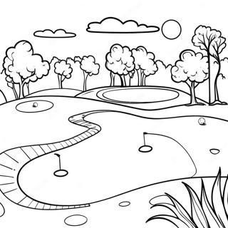 Omalovanka Golfoveho Hriste 73164-16758