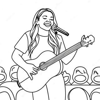 Omalovanka Olivia Rodrigo Na Koncerte 73703-17177