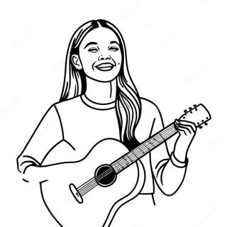 Omalovanka Olivia Rodrigo Na Koncerte 73703-17178