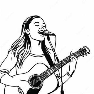 Omalovanka Olivia Rodrigo Na Koncerte 73703-17179