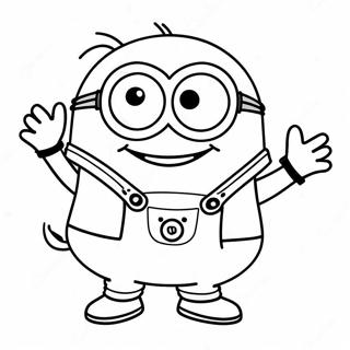 Vtipny Minion Tancici Omalovanka 7371 2075