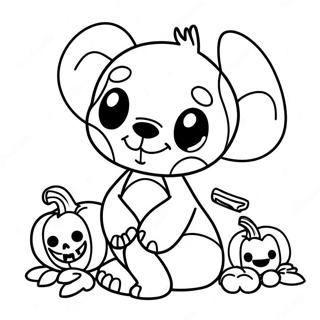 Omalovanka Halloween Stitch 73855-17287