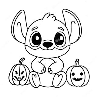 Roztomila Omalovanka Halloween Stitch 73856-17289