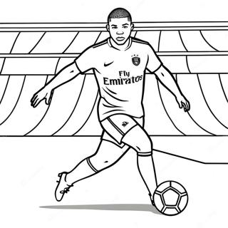 Omalovanka Mbappe V Akci Na Hristi 73987 17401