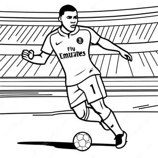 Omalovanka Mbappe V Akci Na Hristi 73987-17403